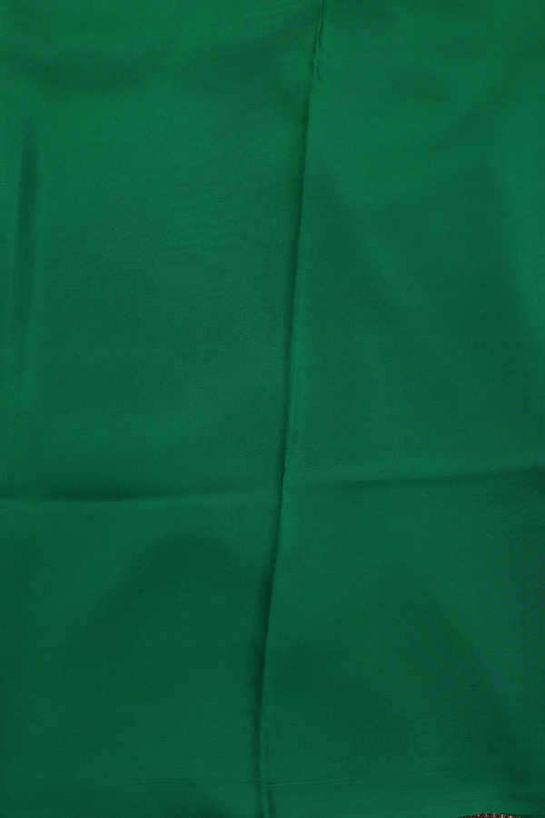 Mysore Silk Saree In Coffee Brown With Contrast Border