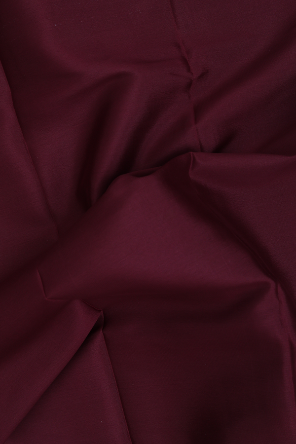 Mysore Silk Saree In Coffee Brown With Contrast Border