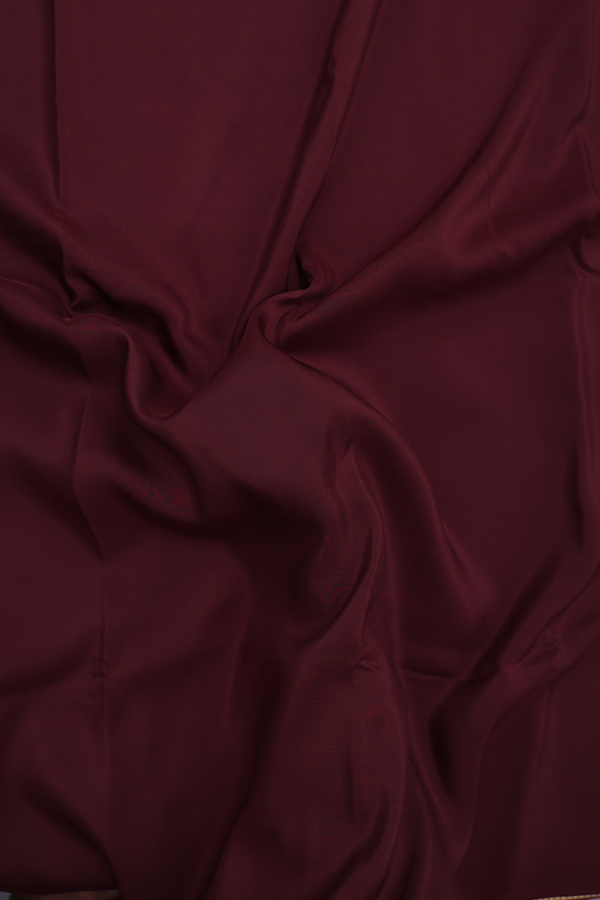 Mysore Silk Saree In Coffee Brown With Contrast Border