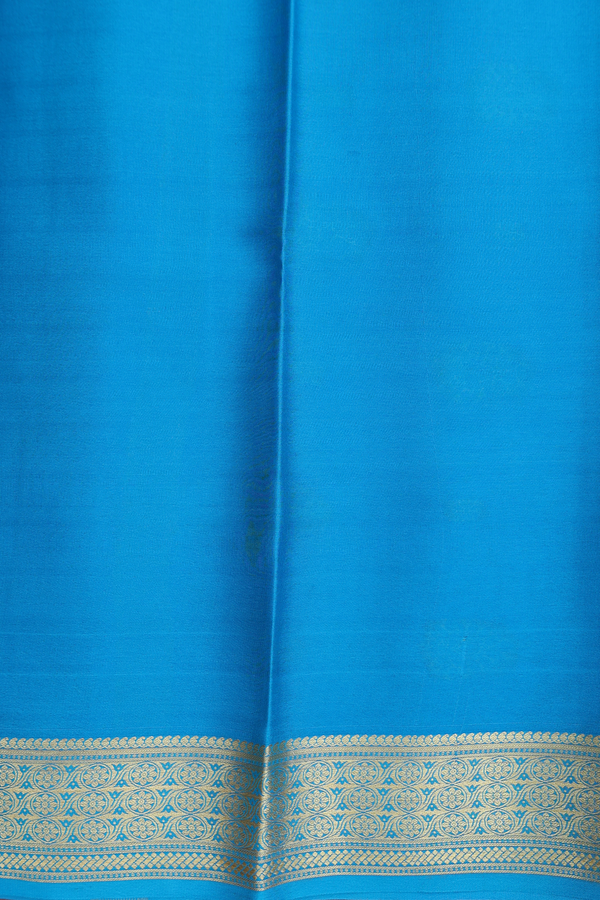 Mysore Silk Saree In Dusty Red With Self Design