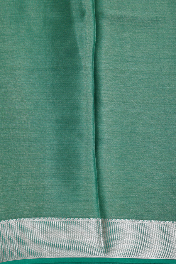 Mysore Silk Saree In Golden Yellow With Ogee Design