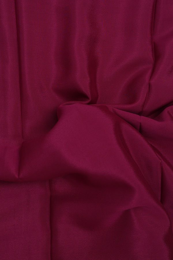 Mysore Silk Saree In Grape Purple With Paisley Border