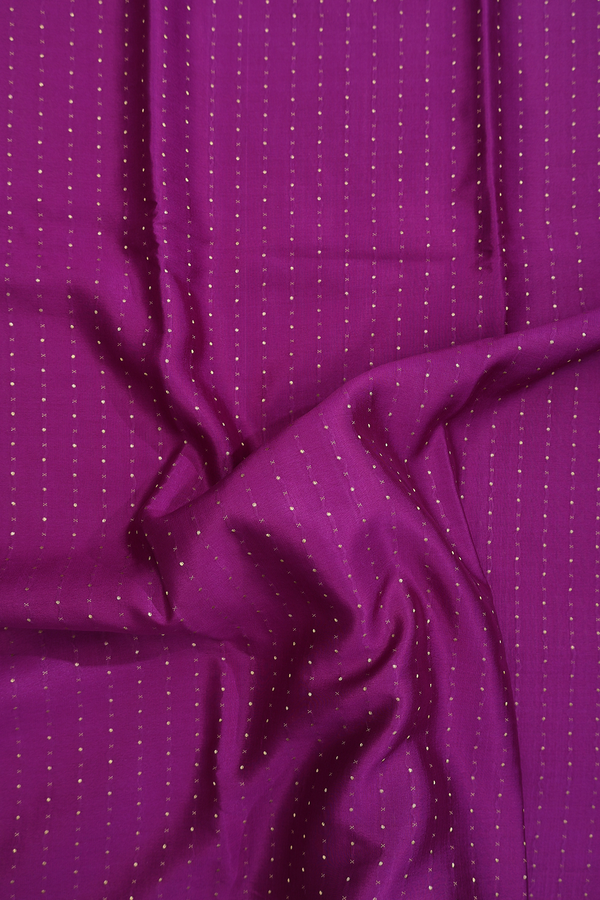 Mysore Silk Saree In Grape Purple With Stripes Design