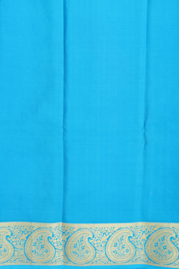 Mysore Silk Saree In Grape Purple With Zari Buttas