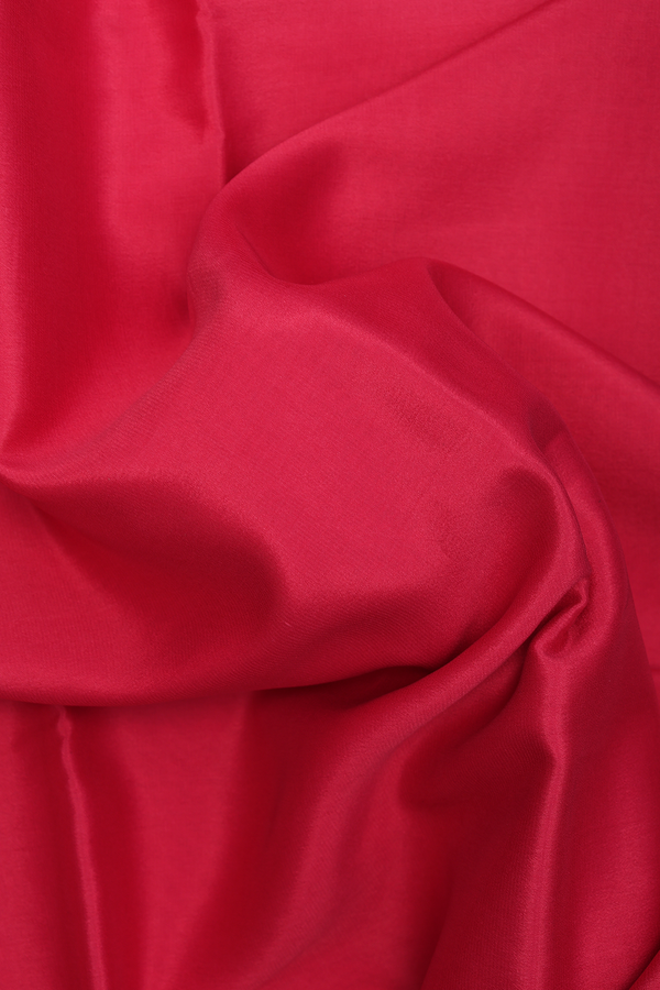 Mysore Silk Saree In Hot Pink With Paisley Border