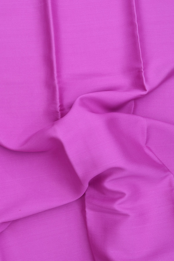 Mysore Silk Saree In Orchid Purple With Contrast Border