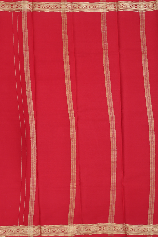 Mysore Silk Saree In Orchid Purple With Contrast Border