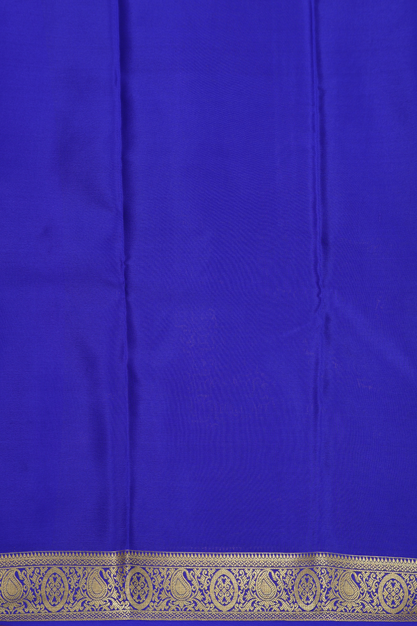 Mysore Silk Saree In Lavender With Contrast Border