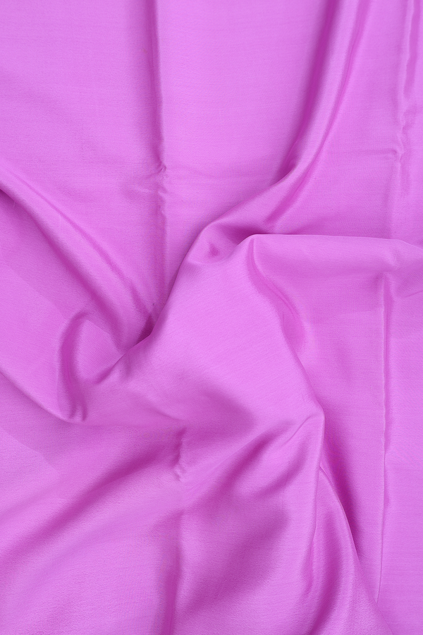 Mysore Silk Saree In Lavender With Contrast Border