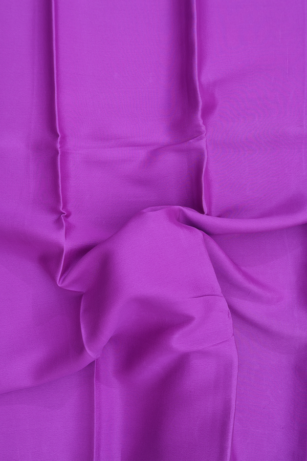 Mysore Silk Saree In Lavender With Contrast Border