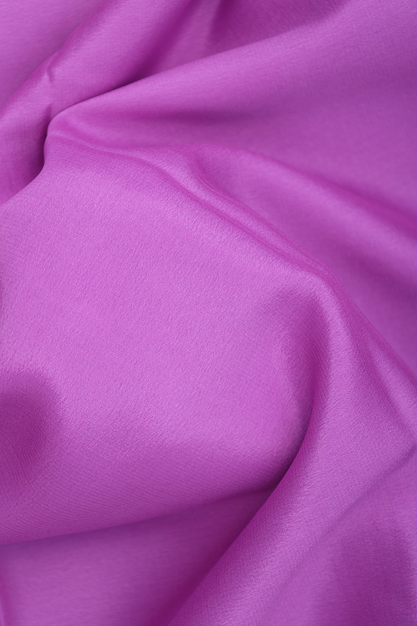 Mysore Silk Saree In Lavender With Floral Border