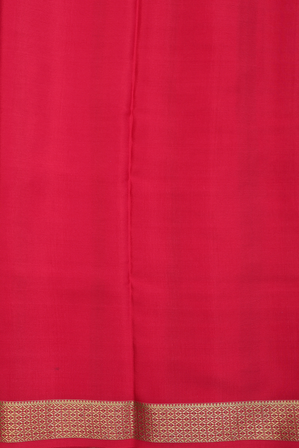 Mysore Silk Saree In Lotus Pink With Checks Design