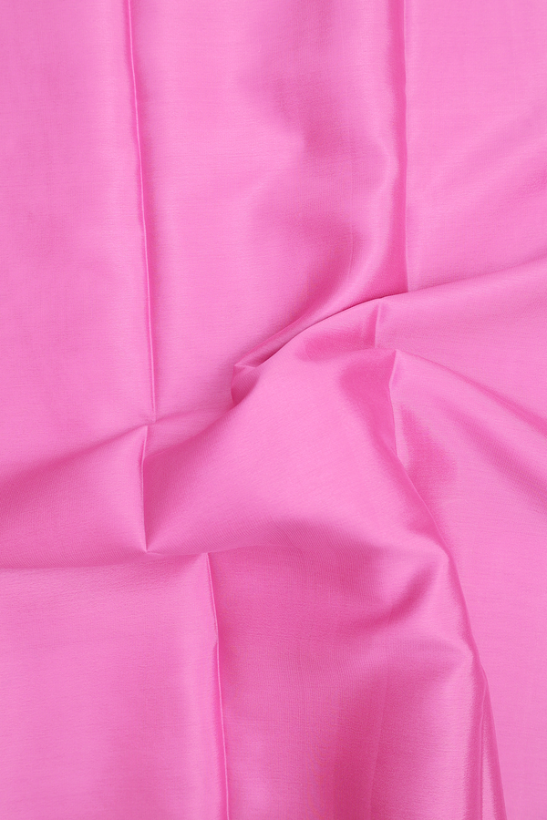 Mysore Silk Saree In Lotus Pink With Contrast Border