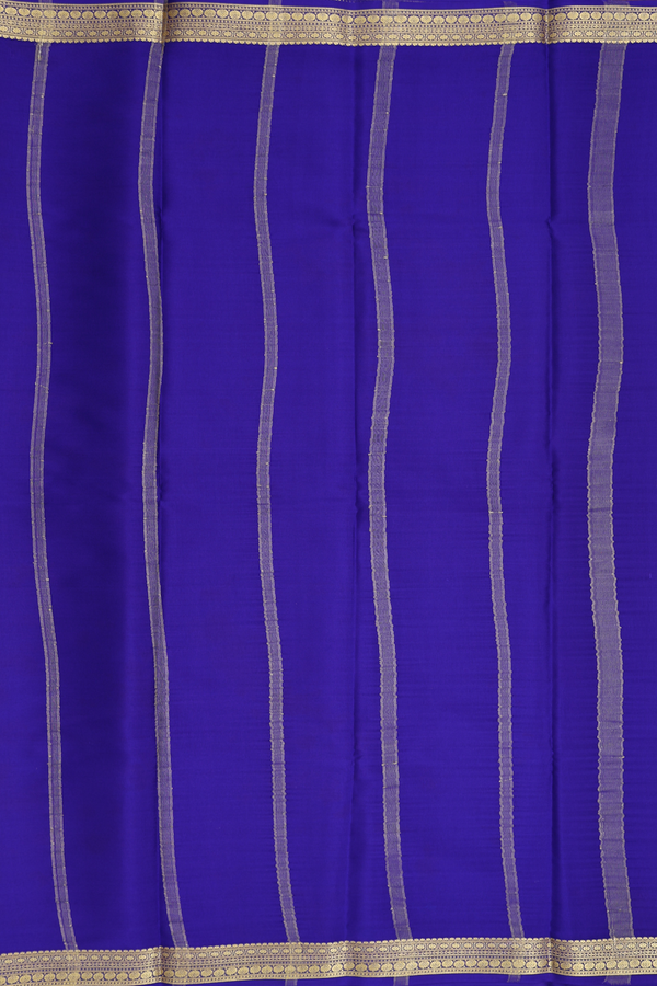 Mysore Silk Saree In Magenta With Contrast Border