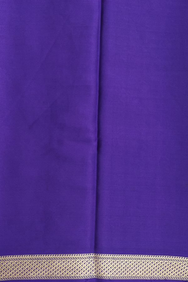 Mysore Silk Saree In Magenta With Stripes Design