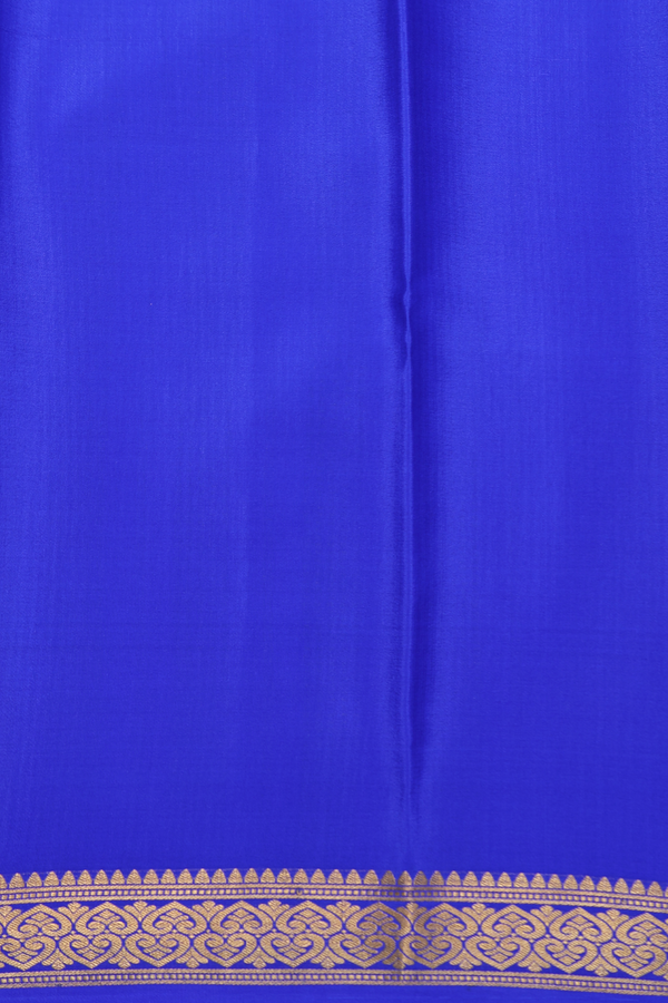 Mysore Silk Saree In Maroon With Checks Design