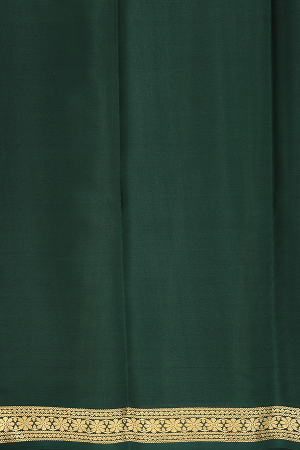 Mysore Silk Saree In Mauve Pink With Contrast Border