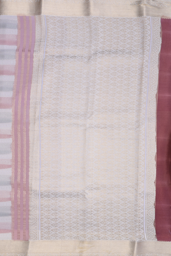 Mysore Silk Saree In Multicolor With Brocade Design