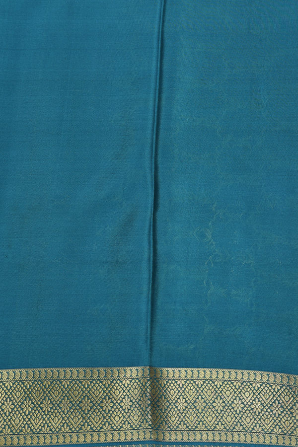 Mysore Silk Saree In Multicolor With Stripes Design