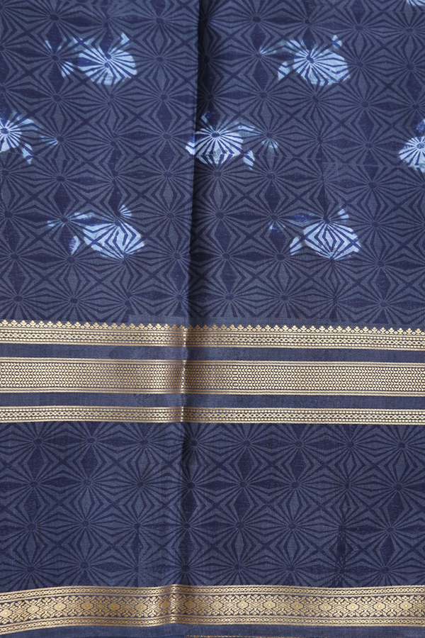 Mysore Silk Saree In Multicolor With Stripes Design