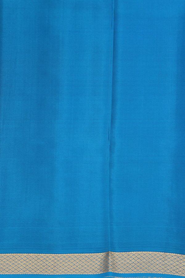 Mysore Silk Saree In Pastel Green With Checks Design