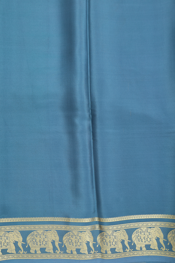 Mysore Silk Saree In Pink With Contrast Border