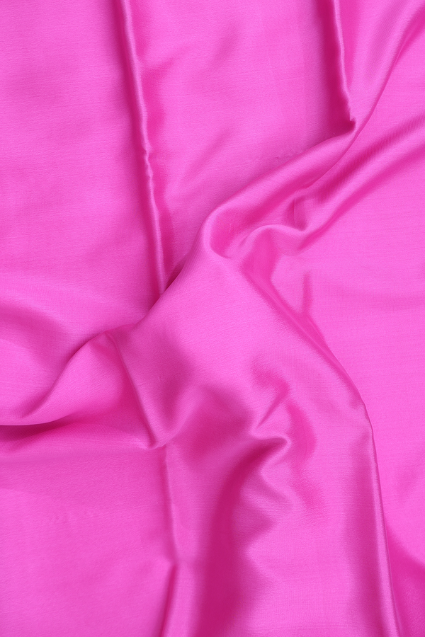 Mysore Silk Saree In Pink With Contrast Border