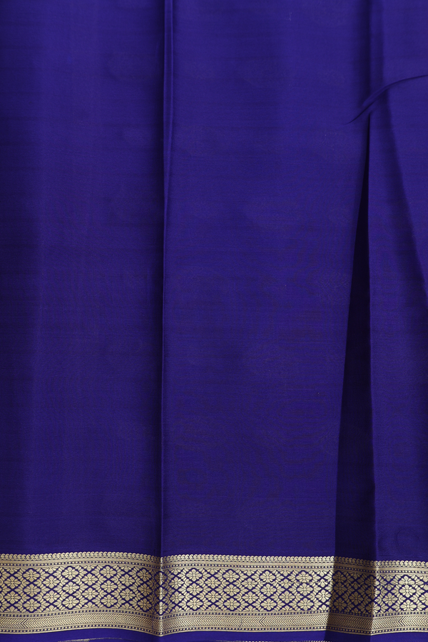 Mysore Silk Saree In Pink With Threadwork Design