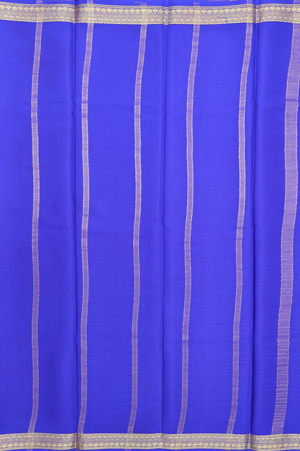 Mysore Silk Saree In Plain Brick Brown With Contrast Border