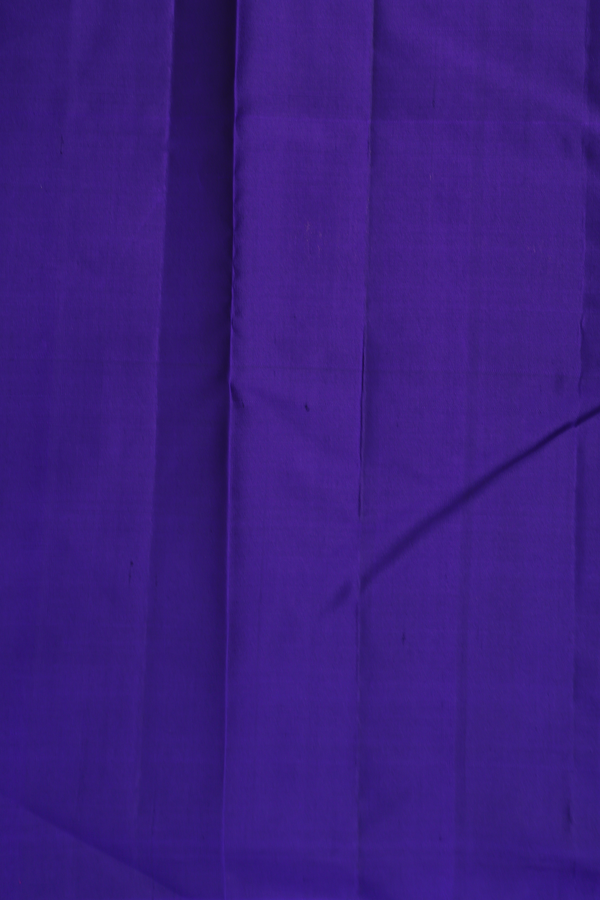 Kanchipuram Silk Saree In Purple With Jacquard Design