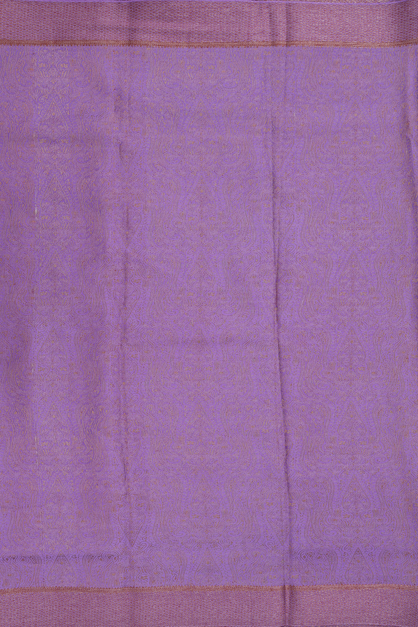 Mysore Silk Saree In Purple With Threadwork Design