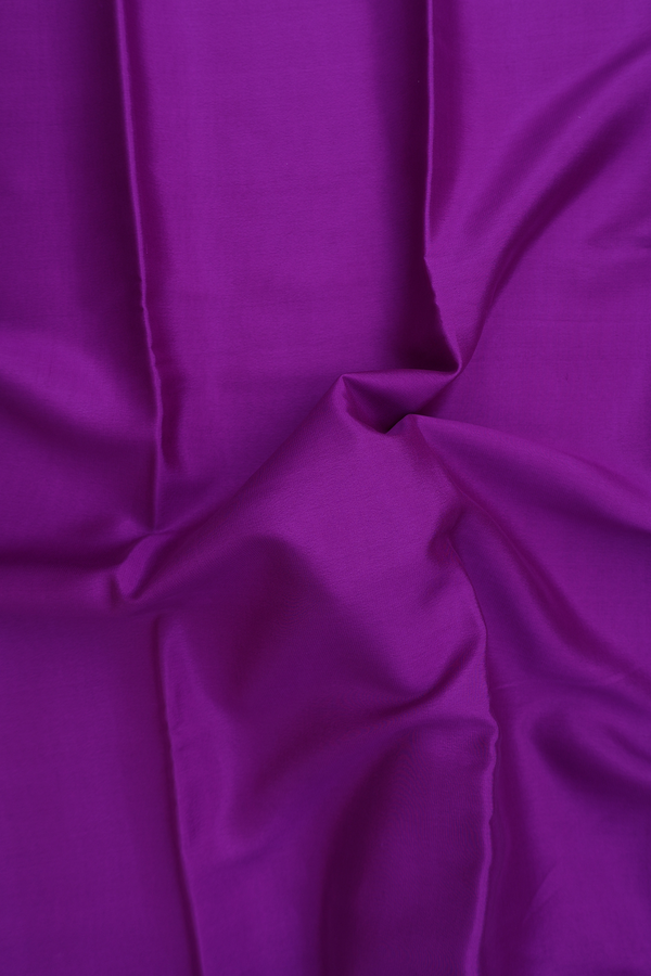 Mysore Silk Saree In Purple With Zari Border