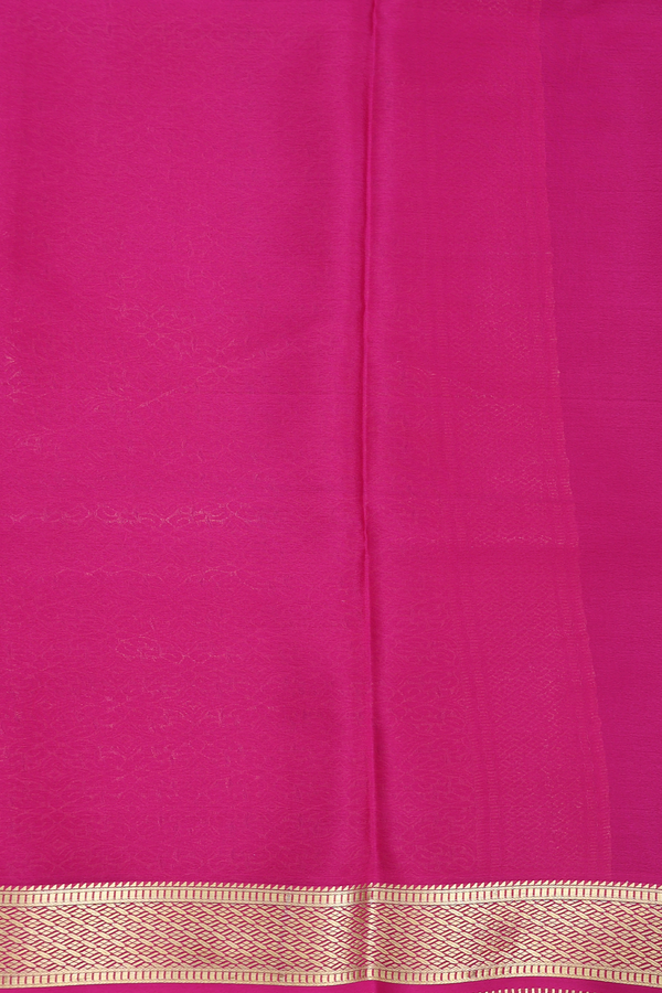 Mysore Silk Saree In Tiffany Blue With Contrast Border
