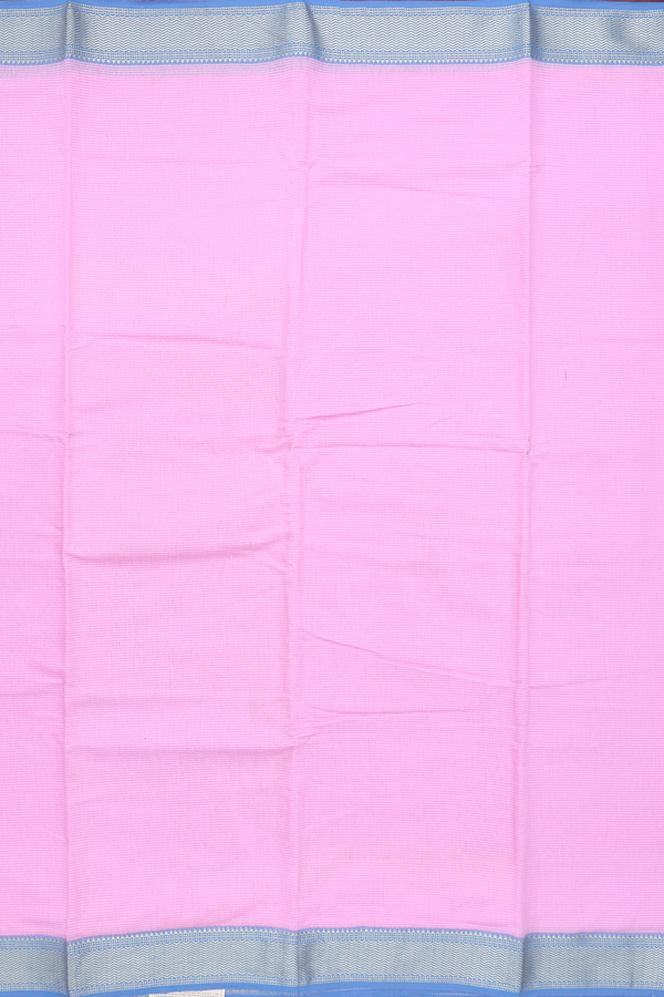 Narayanpet Cotton Saree In Pink With Stripes Design