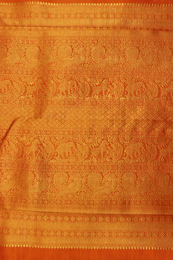 Neli Design Shades Of Yellow Kanchipuram Silk Saree