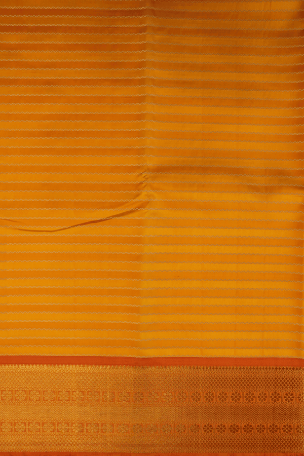 Neli Design Shades Of Yellow Kanchipuram Silk Saree