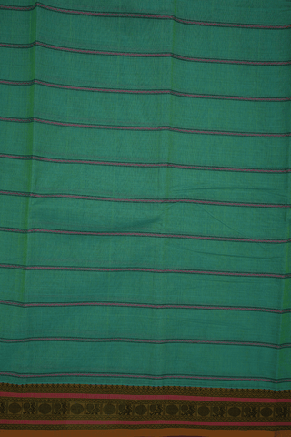 Neli Threadwork Design Sea Green Coimbatore Cotton Saree