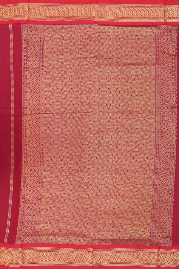 Nine Yards Apoorva Cotton Saree In Green With Floral Buttas