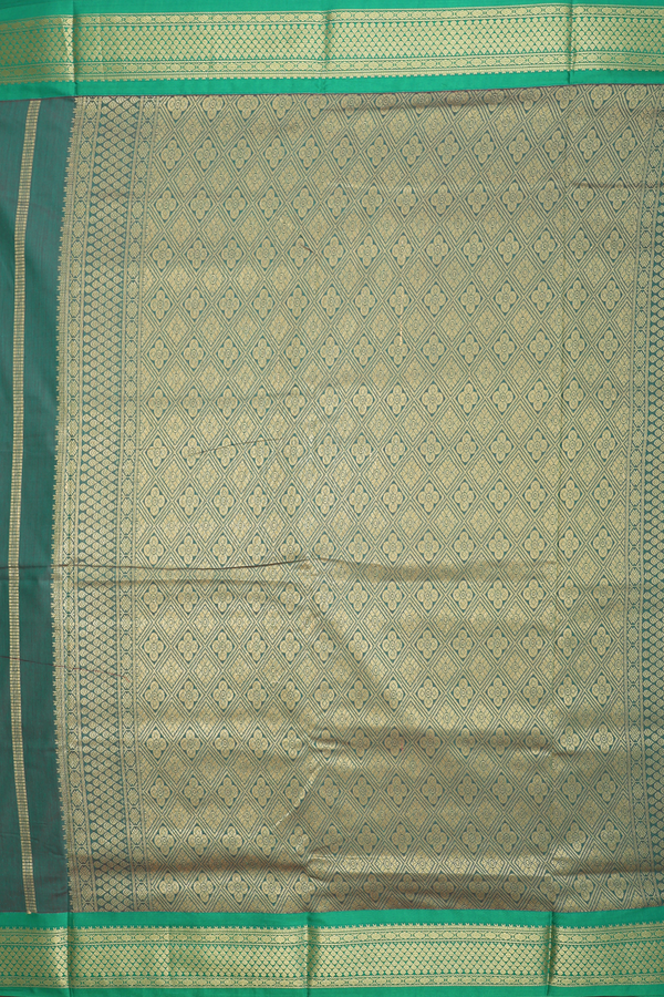 Nine Yards Apoorva Cotton In Red With Floral Buttas