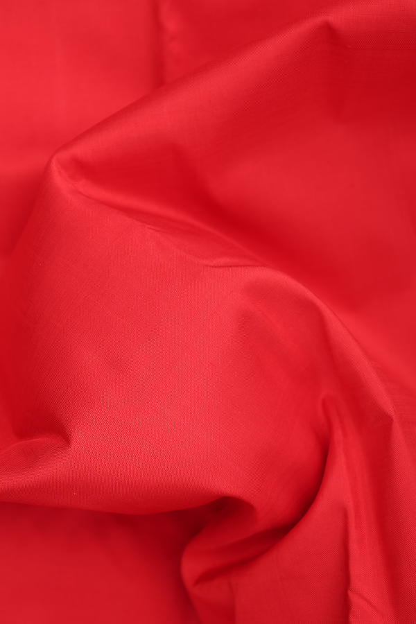 Nine Yards Silk Saree In Chilli Red With Arai Maadam Border