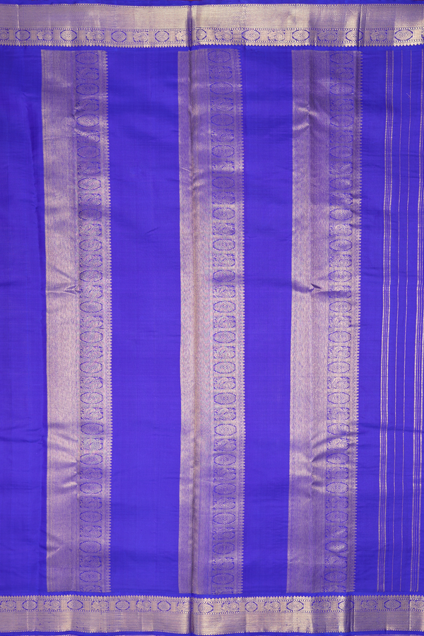 Nine Yards Silk Saree In Pear Green With Twill Weave Border