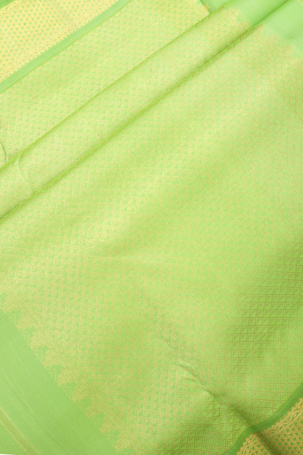 Nine Yards Silk Saree In Rani Pink With Checked Design