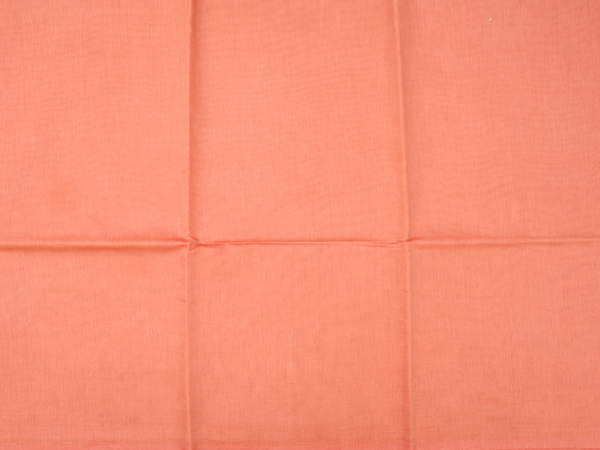 Ogee Design Orange Kota Cotton Unstitched Salwar Material