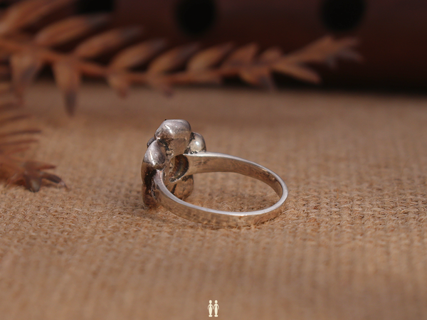 Yellow Onix Pure Silver Ring