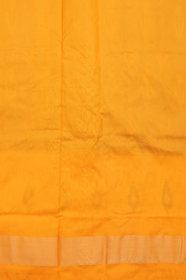 Pochampally Silk Saree In Emerald Green With Printed Design