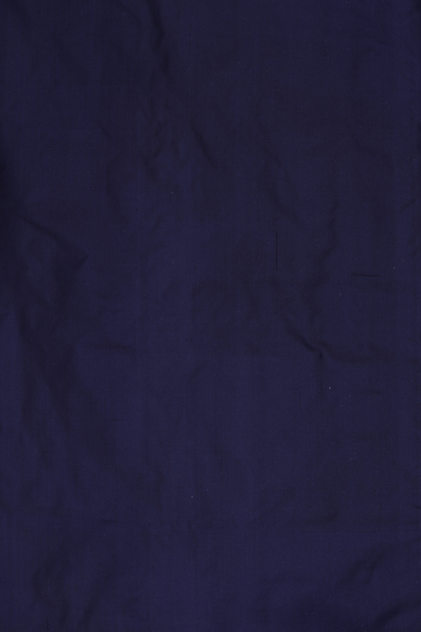 Pochampally Silk Saree In Navy Blue With Diamond Design