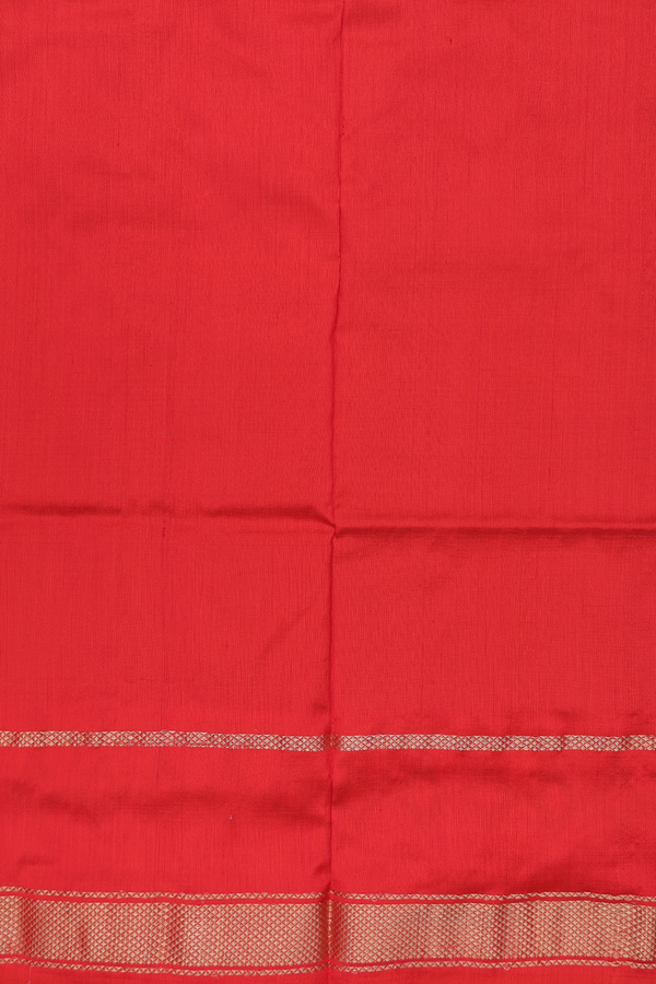 Pochampally Silk Saree In Royal Blue With Threadwork Buttis