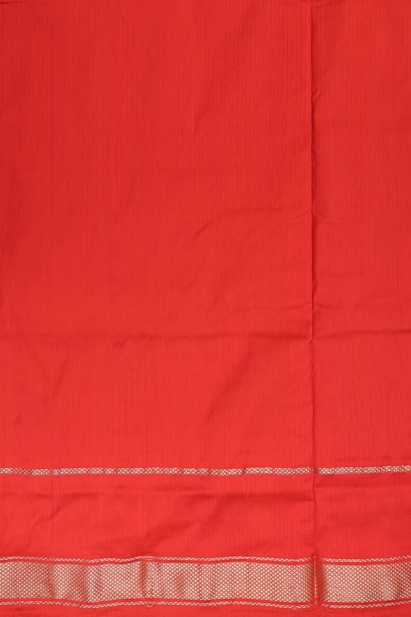 Pochampally Silk Saree In Forest Green With Zari Buttis