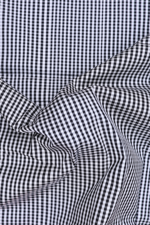 Pochampally Silk Saree In Black And White With Checks Design