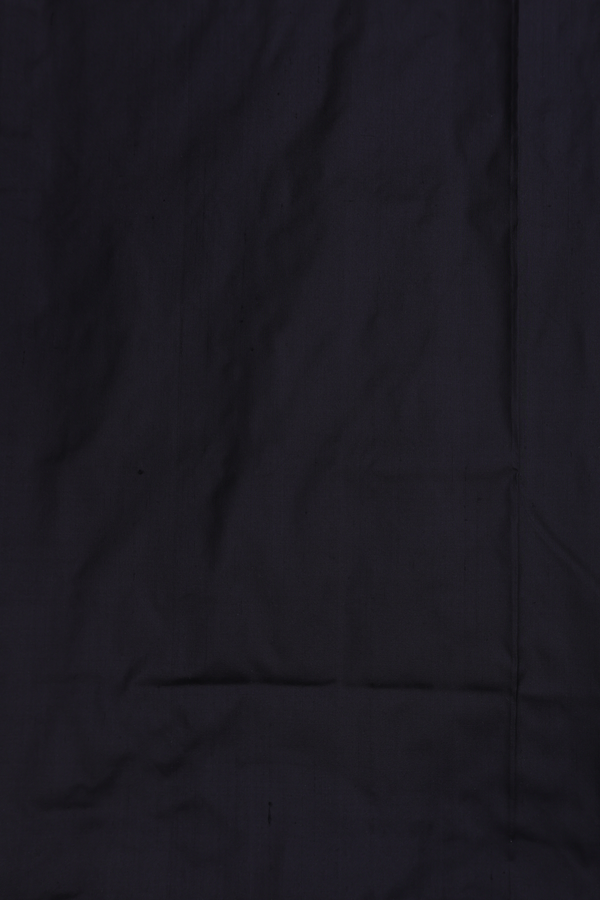 Pochampally Silk Saree In Black With Geometric Design